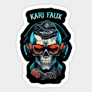 kari faux Sticker